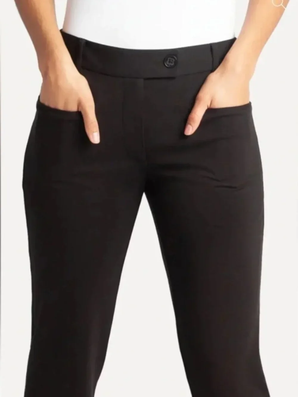 New Betabrand Black Crop Cosmo Lite Dress Pant Yoga Pants 3X_3
